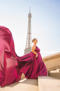 Dark Purple Classic Flying Dress (F-89)