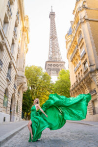 Green Classical Flying Dress (F-49)