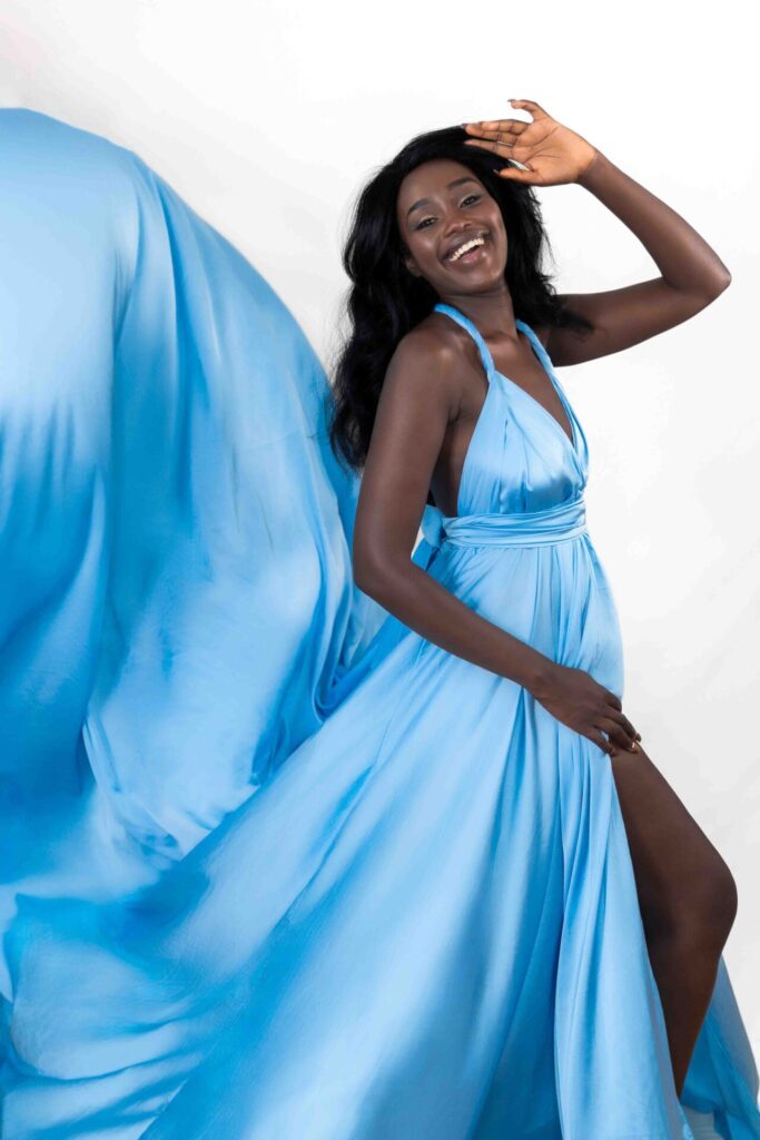 Baby Blue Classical Flying Dress