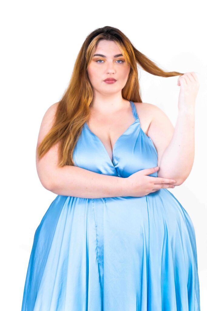 Baby Blue Classical Flying Dress