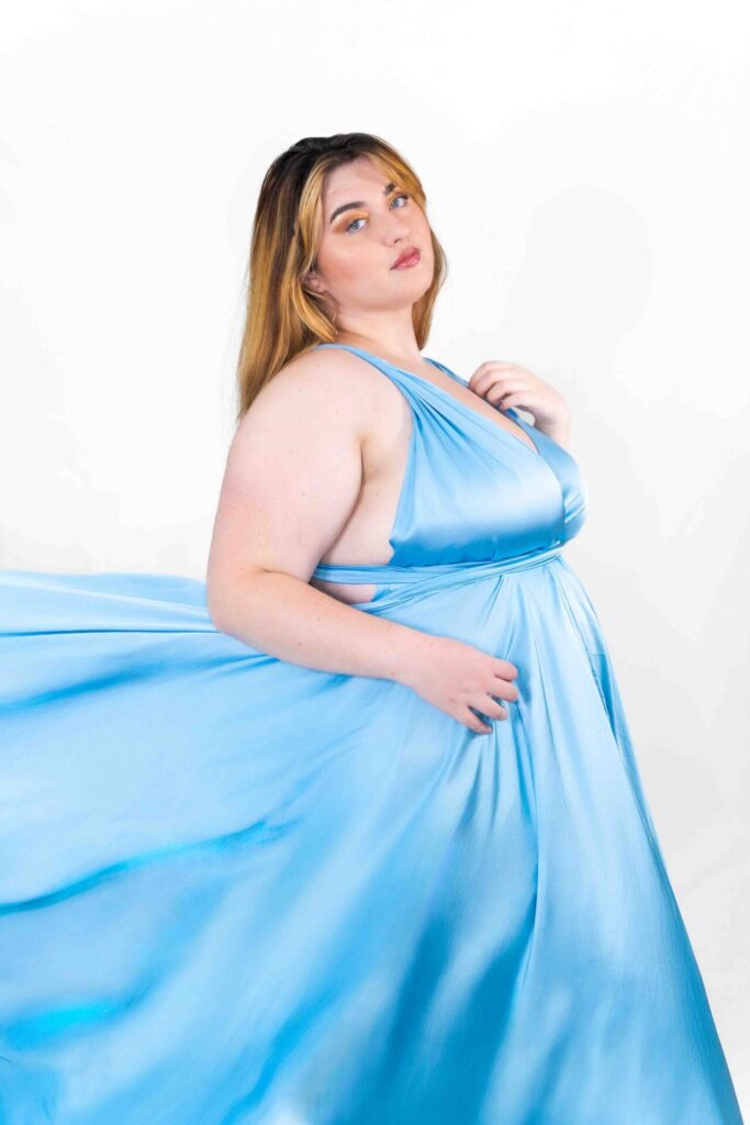 Baby Blue Classical Flying Dress