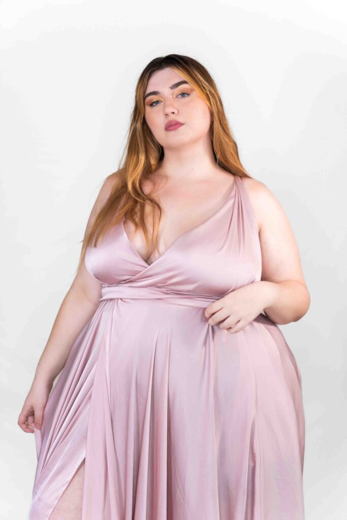 Baby Pink Classical Flying Dress