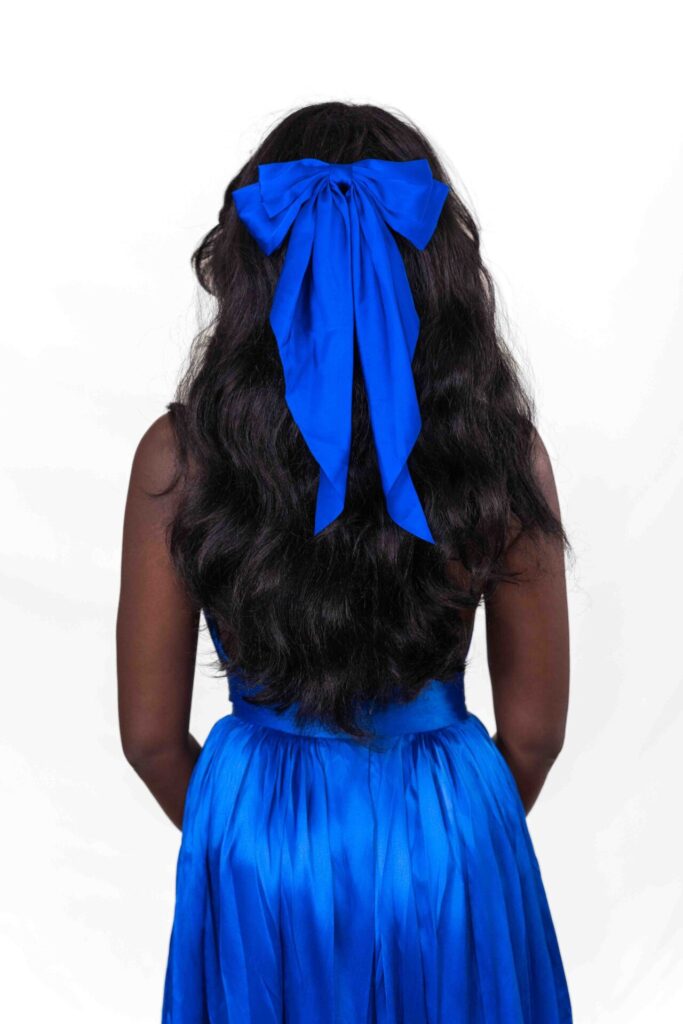 Electric Blue Cross Neck Flying Dress