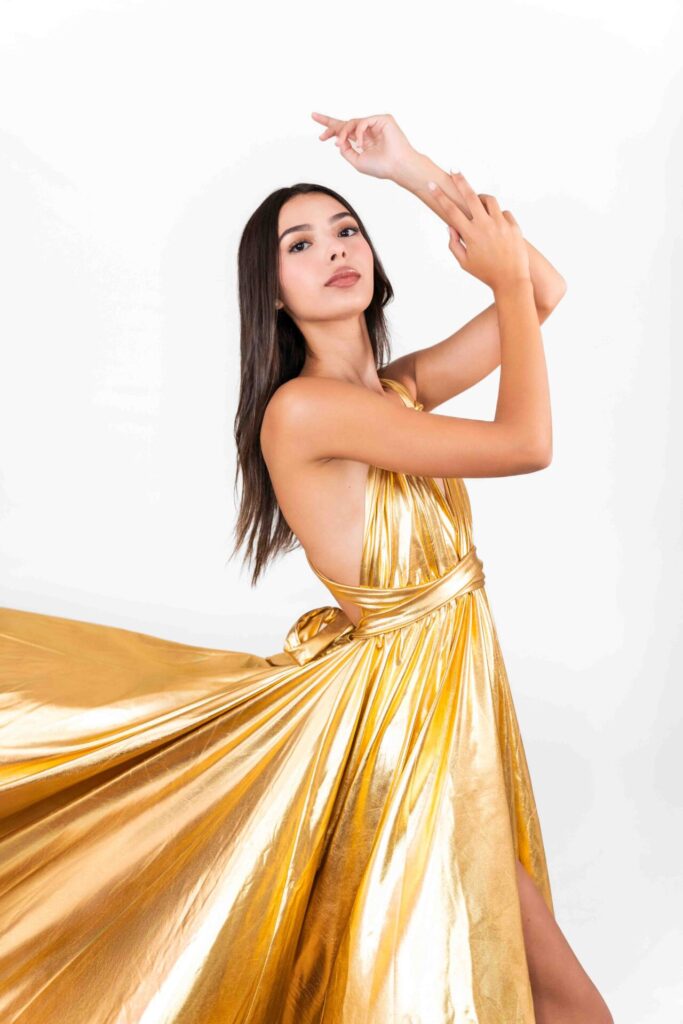 Gold Classical Flying Dress