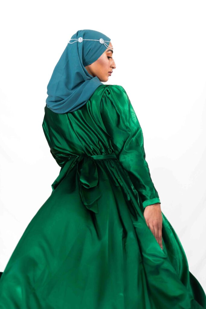 Green Covered Flying Dress