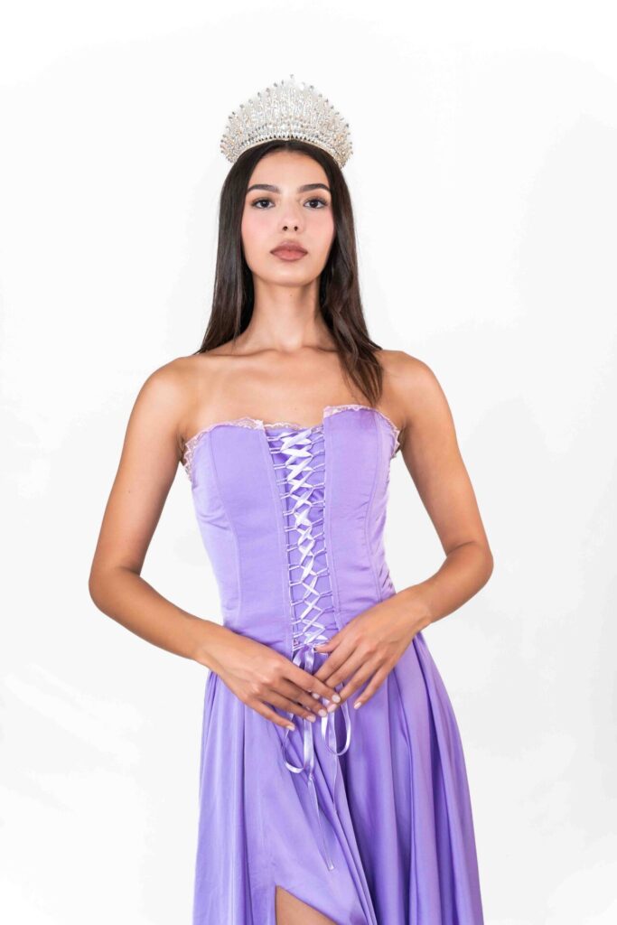 Lavender Corset Top Raiponce Flying Dress