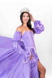 Lavender Corset Top Raiponce Flying Dress