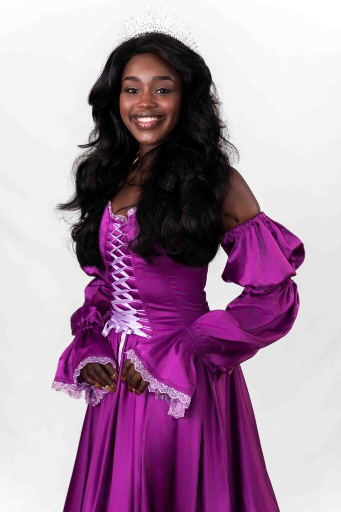 Purple Corset Top Raiponce Flying Dress