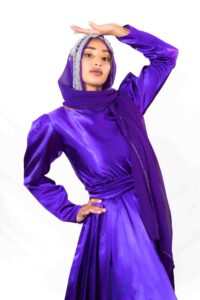 Purple Covered Flying Dress