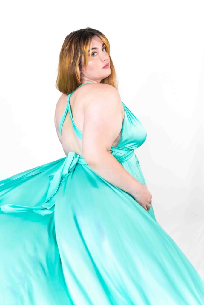 Teal Classical Flying Dress