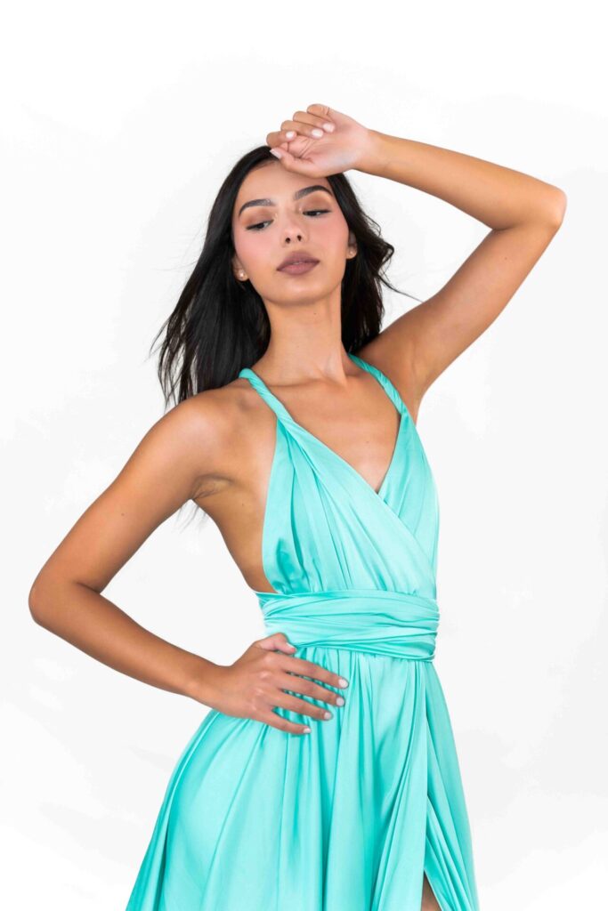 Teal Classical Flying Dress