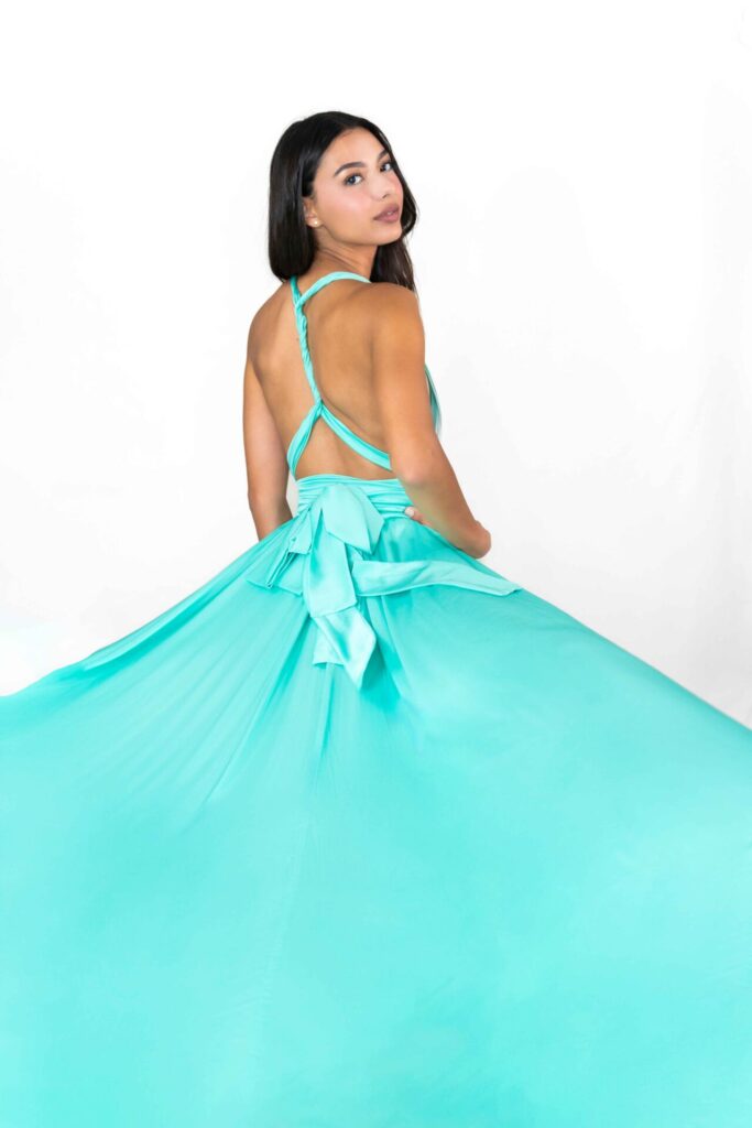 Teal Classical Flying Dress