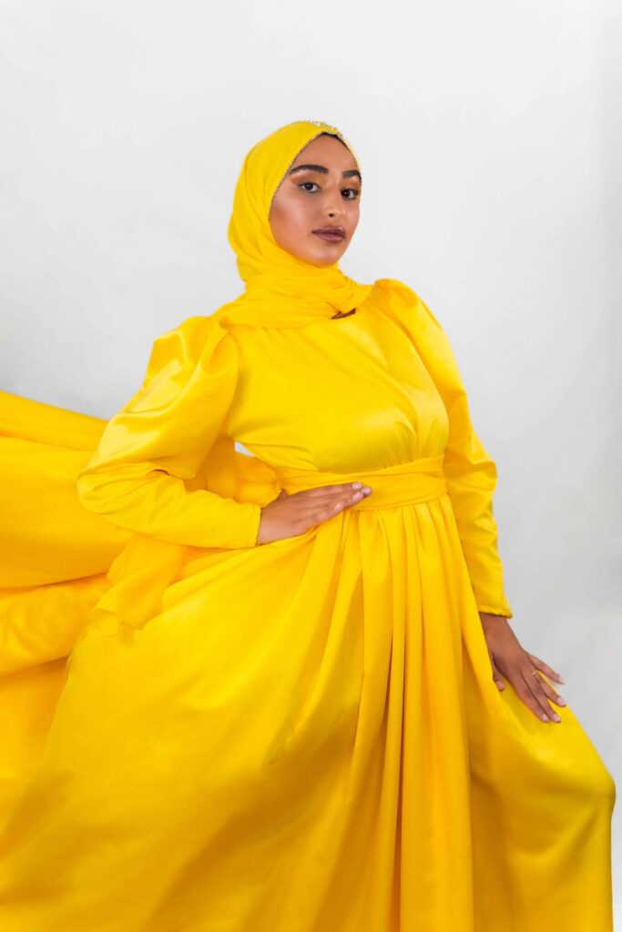 Yellow Covered Flying Dress