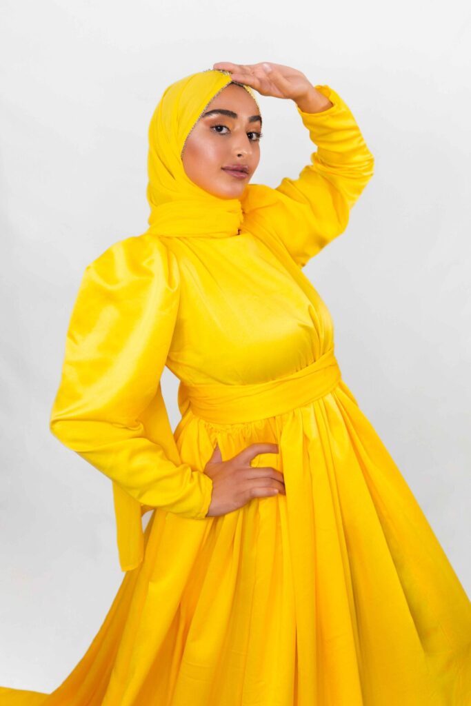 Yellow Covered Flying Dress