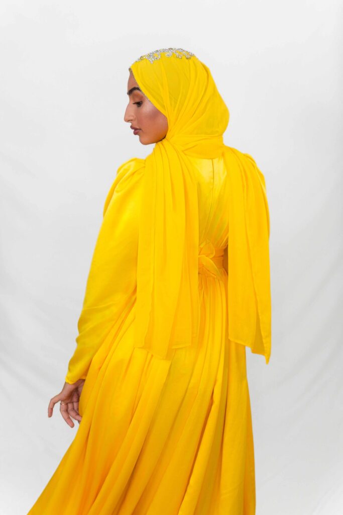 Yellow Covered Flying Dress