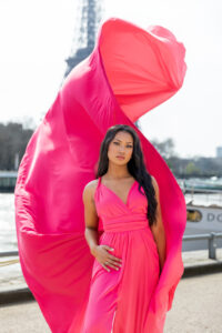 Bright Pink Classic Flying Dress (F-19)