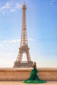 Green Luxury Dress (L-13)