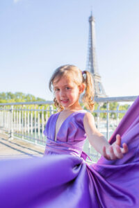 Kid Purple Flying Dress (K-3)