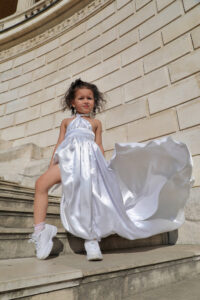 Kid White Flying Dress (K-5)