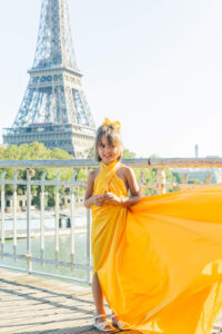 Kid Yellow Flying Dress (K-4)