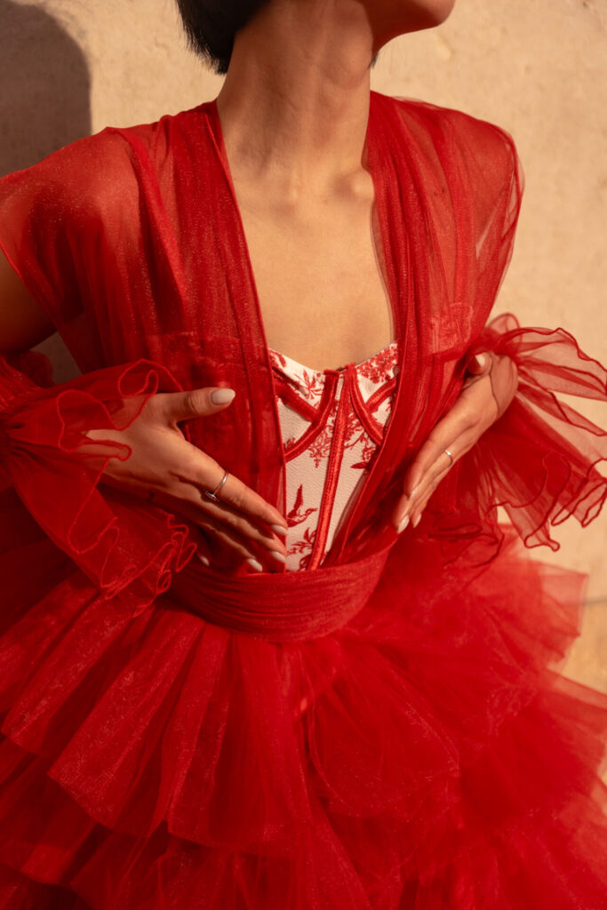 Couture Red Dress